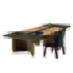Alpha Wood Modern Conference Table
