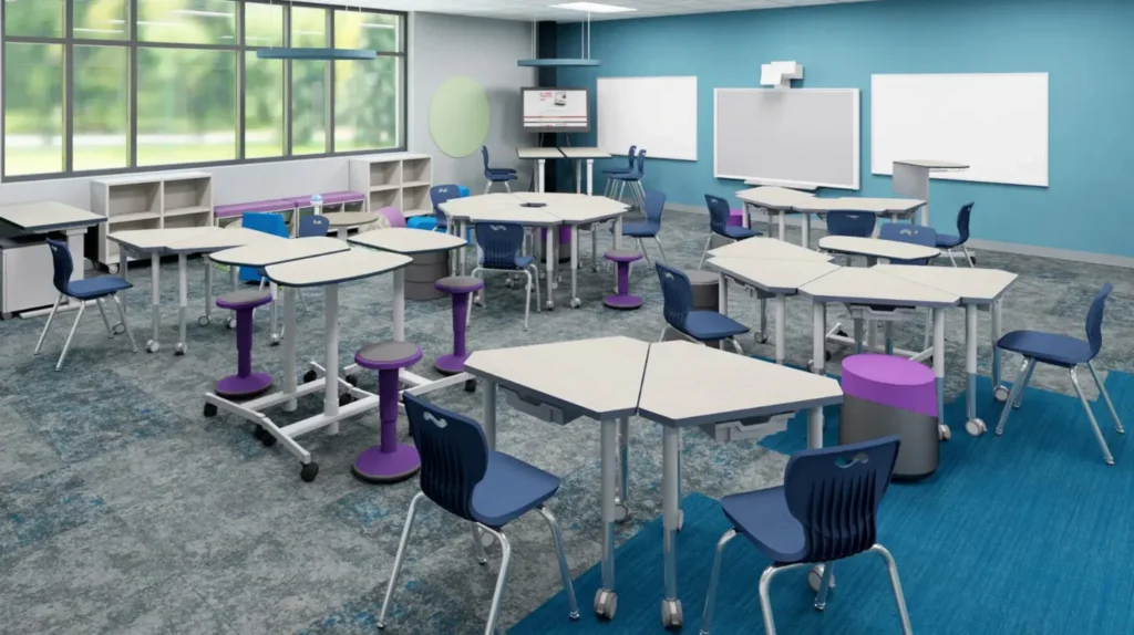 classroom furniture for small spaces